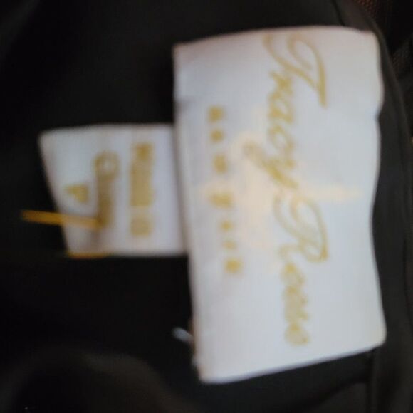 * * TRACY REESE Black crochet embroidered midi dress - Picture 4 of 11